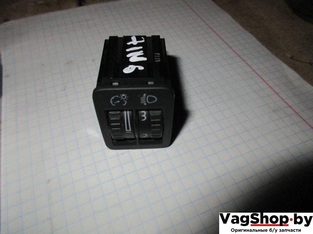 кнопка корректора фар Volkswagen Passat B6 2006, 1.9 л., TDi, BLS, дизель, МКПП, серебро, универсал, передний привод, 3C0941333A - фото №1