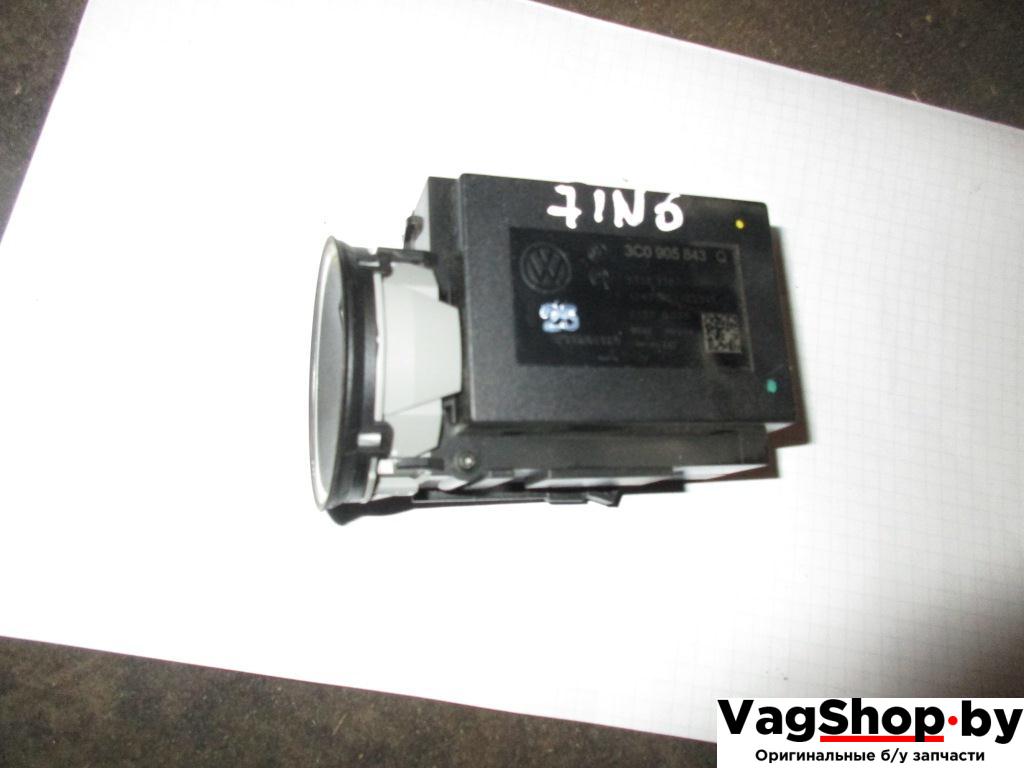замок зажигания Volkswagen Passat B6 2006, 1.9 л., TDi, BLS, дизель, МКПП, серебро, универсал, передний привод, 3C0905843Q - фото №1