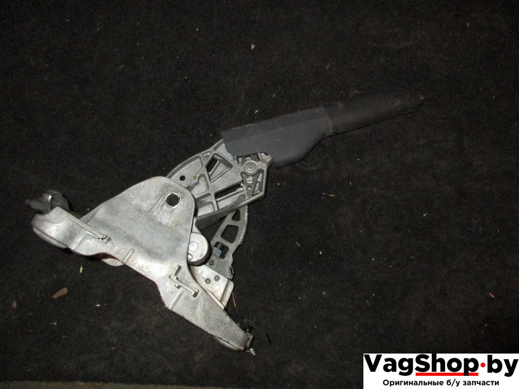 рычаг ручного тормоза (ручника) Volkswagen Golf 5 поколение 2005, 2.0 л., TDi, BMM, дизель, АКПП, черный, хетчбэк 5 дв., передний привод - фото №1