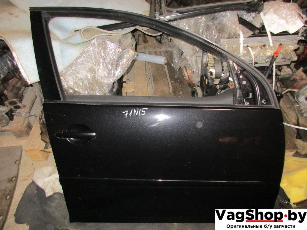 стекло двери передней правой Volkswagen Golf 5 поколение 2005, 2.0 л., TDi, BMM, дизель, АКПП, черный, хетчбэк 5 дв., передний привод - фото №1