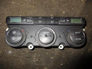 блок управления печки / климат-контроля Volkswagen Passat B6 2006, 2.0 л., TDi, BKP, дизель, МКПП, синий темный, универсал, передний привод, 3C0907044AG