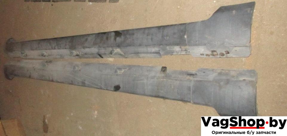 накладка на порог Volkswagen Passat B6 2006, 2.0 л., TFSI, BWA, бензин, МКПП, серый, универсал, передний привод - фото №1