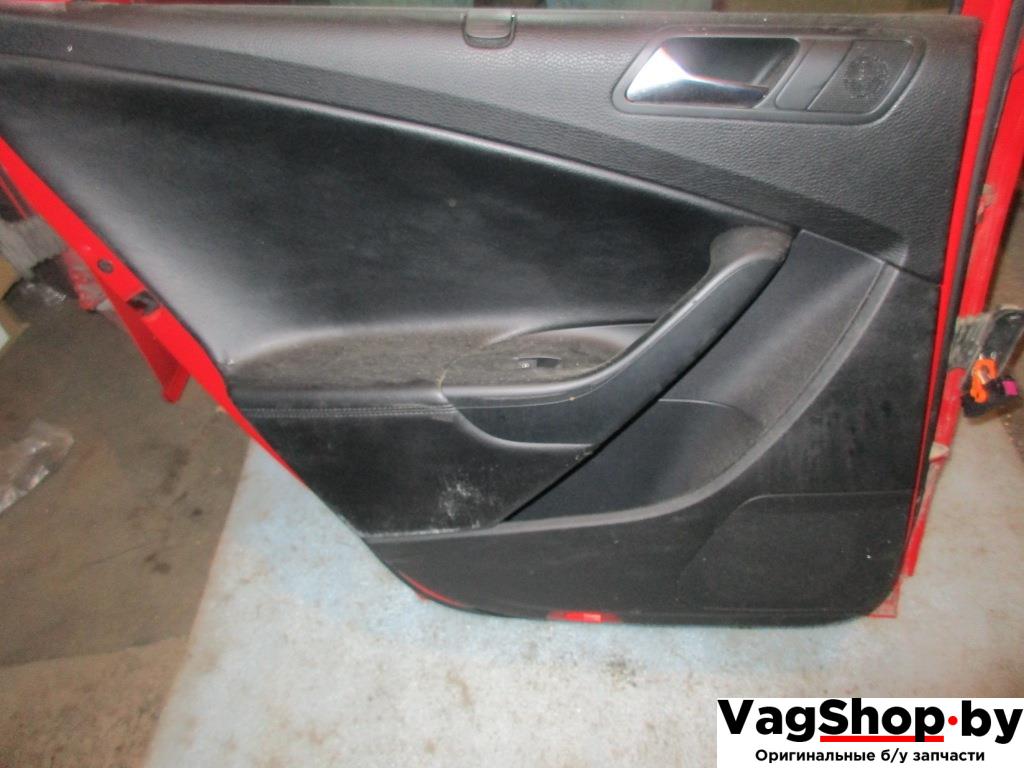 замок двери задней левой Volkswagen Passat B6 2010, 2.0 л., TDi, CBB, дизель, АКПП, красный, универсал, полный привод, 3C4839015A - фото №1
