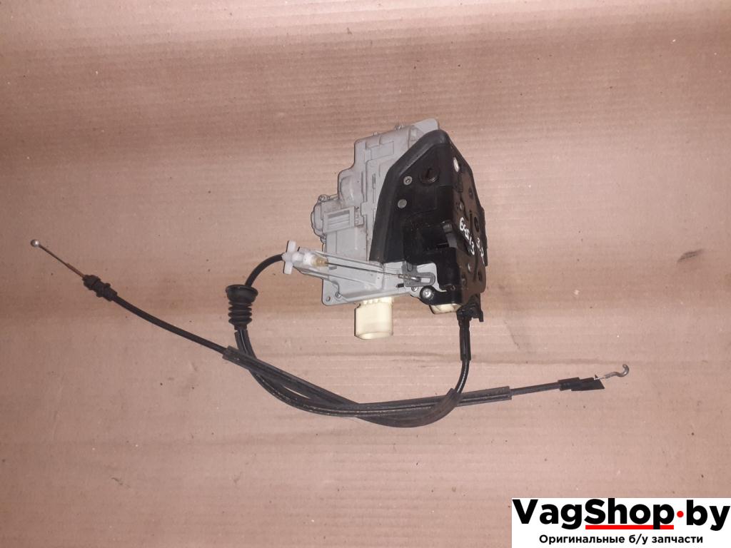 замок двери задней правой Volkswagen Passat B6 2006, 2.0 л., TFSI, BWA, бензин, МКПП, серый, универсал, передний привод, 3C4839016A - фото №1