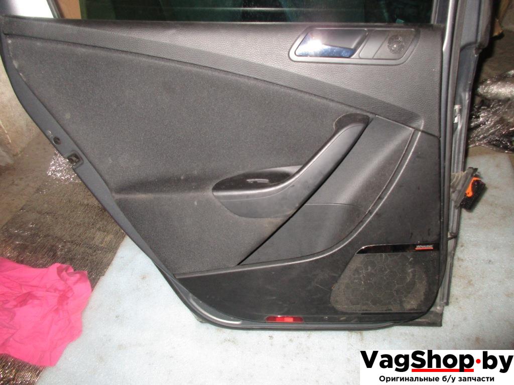 замок двери задней левой Volkswagen Passat B6 2006, 2.0 л., TFSI, BWA, бензин, МКПП, серый, универсал, передний привод, 3C4839015A - фото №1