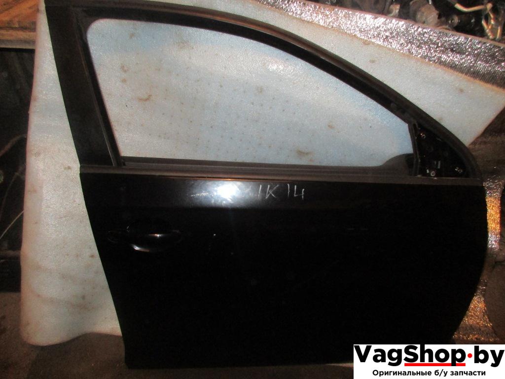 стекло двери передней правой Volkswagen Golf 5 поколение 2007, 1.9 л., TDi, BLS, дизель, МКПП, черный, универсал, передний привод - фото №1