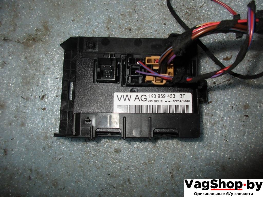 блок комфорта Volkswagen Golf Plus 1 поколение 2007, 1.9 л., TDi, BLS, дизель, МКПП, серебро, хетчбэк 5 дв., передний привод, 1K0959433BT - фото №1