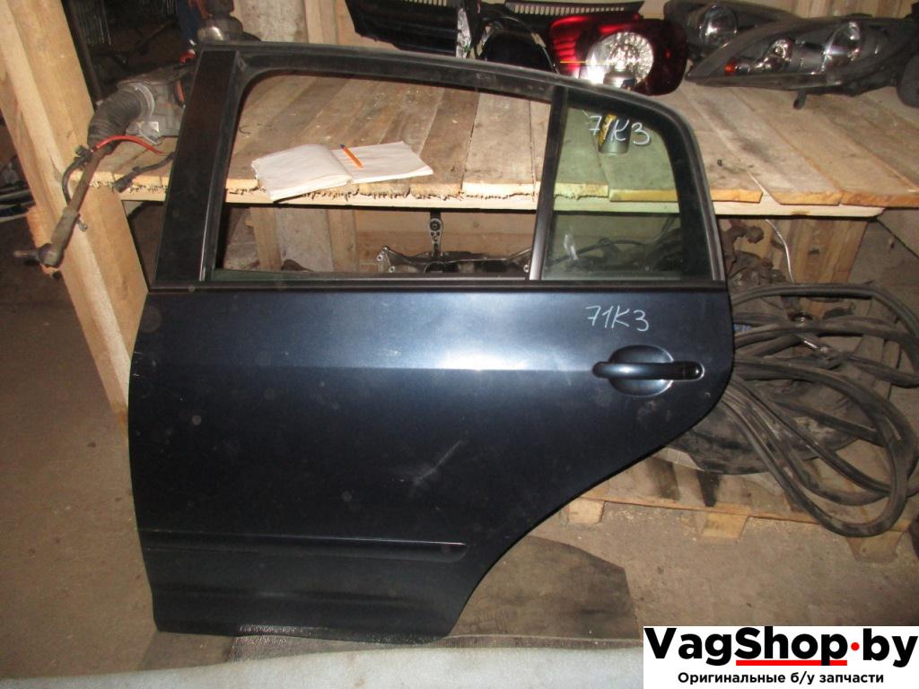 стекло двери задней левой Volkswagen Golf Plus 1 поколение 2007, 1.9 л., TDi, BLS, дизель, МКПП, сине-зеленый хамелеон, хетчбэк 5 дв., передний привод - фото №1