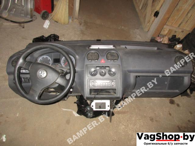 испаритель кондиционера Volkswagen Caddy 3 поколение 2007, 1.9 л., TDi, BSU, дизель, МКПП, сине-зеленый, минивэн, передний привод - фото №1