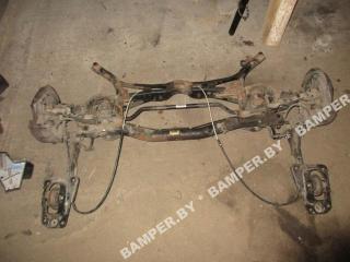 кулак задний левый Volkswagen Touran 1 поколение [рестайлинг] 2008, 2.0 л., TDi, BMM, дизель, АКПП, серый, минивэн, передний привод