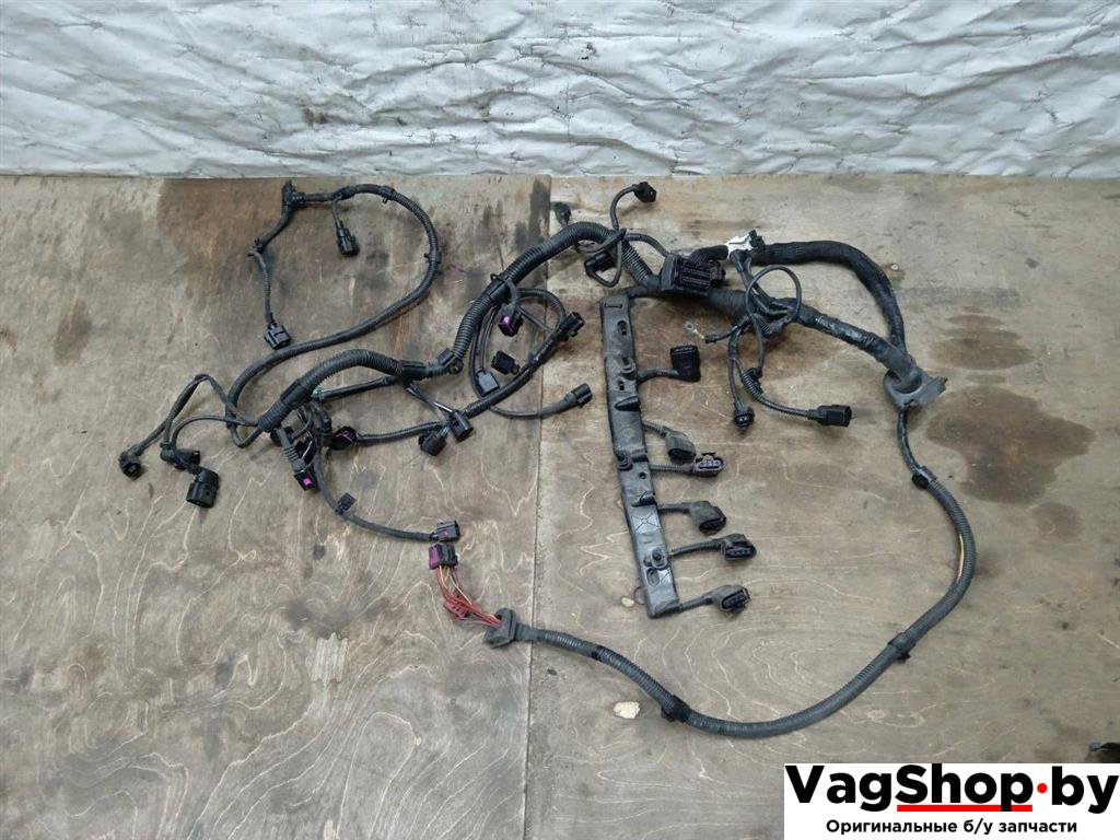проводка двигателя Volkswagen Touareg 2 поколение 2013, 3.6 л., FSI, бензин, АКПП - фото №1