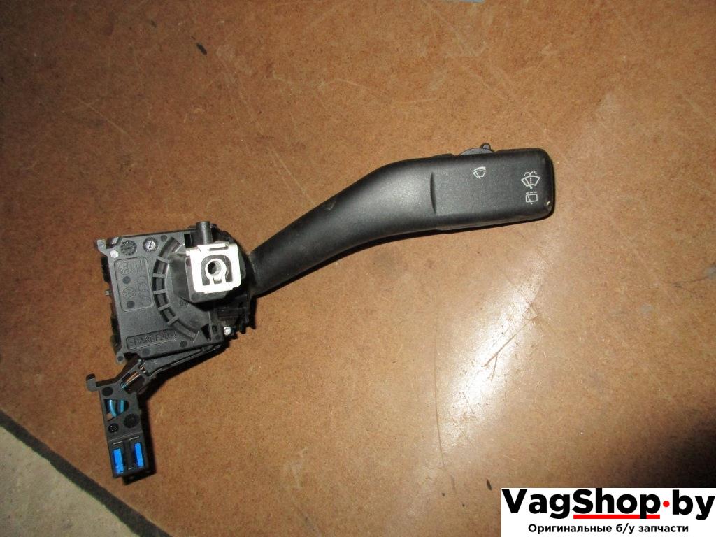 переключатель дворников Volkswagen Caddy 3 поколение 2006, 1.9 л., TDi, BJB, дизель, МКПП, синий светлый, минивэн, передний привод, 1K0953519 - фото №1