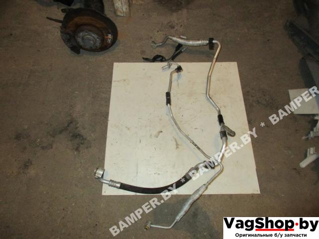 трубка кондиционера Volkswagen Caddy 3 поколение 2006, 1.9 л., TDi, BJB, дизель, МКПП, синий светлый, минивэн, передний привод - фото №1