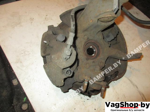 суппорт передний правый Volkswagen Caddy 3 поколение 2006, 1.9 л., TDi, BJB, дизель, МКПП, синий светлый, минивэн, передний привод - фото №1