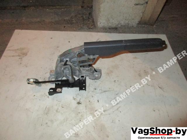 рычаг ручного тормоза (ручника) Volkswagen Golf 5 поколение 2008, 1.9 л., TDi, BLS, дизель, МКПП, белый, хетчбэк 5 дв., передний привод - фото №1