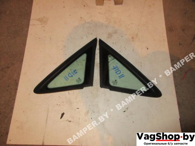 стекло кузовное боковое левое Volkswagen Touran 1 поколение 2006, 1.9 л., TDi, BKC, дизель, МКПП, серебро, минивэн, передний привод, 1K0937804E - фото №1