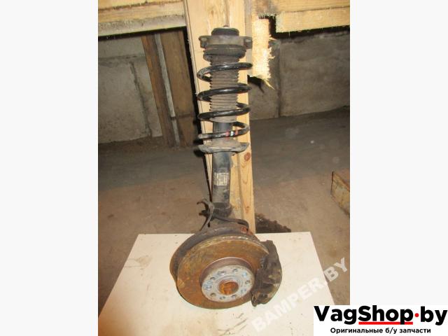 суппорт передний правый Volkswagen Touran 1 поколение 2006, 1.9 л., TDi, BKC, дизель, МКПП, серебро, минивэн, передний привод - фото №1