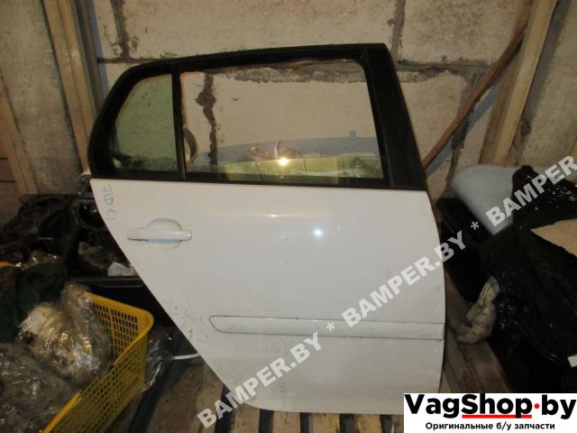 стекло двери задней правой Volkswagen Golf 5 поколение 2008, 1.9 л., TDi, BLS, дизель, МКПП, белый, хетчбэк 5 дв., передний привод - фото №1