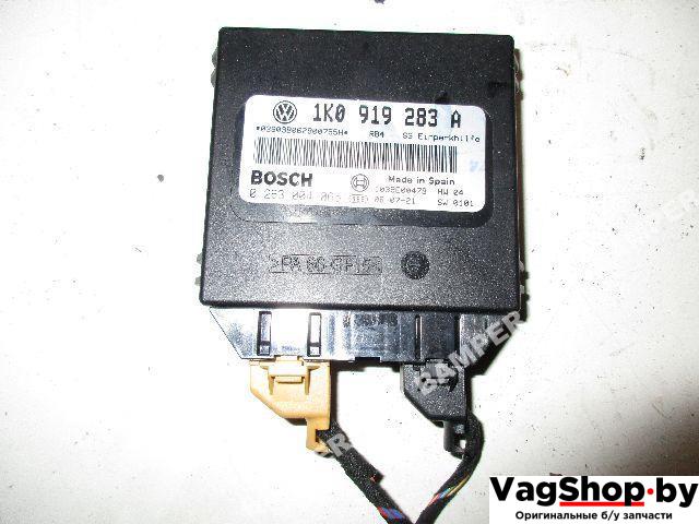 блок управления парктрониками Volkswagen Golf Plus 1 поколение 2006, 1.6 л., FSI, BLF, бензин, МКПП, черный, хетчбэк 5 дв., передний привод, 1K0919283A - фото №1