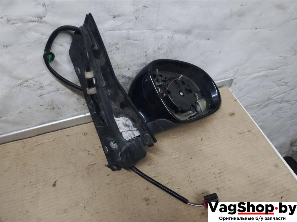 зеркало наружное правое Volkswagen Golf Plus 1 поколение 2006, 1.6 л., FSI, BLF, бензин, МКПП, черный, хетчбэк 5 дв., передний привод - фото №1