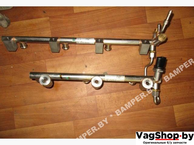 топливная рампа Volkswagen Touareg 2 поколение 2013, 3.6 л., FSI, бензин, АКПП, универсал, 03H133317P - фото №1