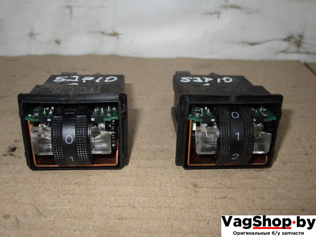 Кнопка подогрева сидений Audi A6 4F/C6 2006, 3.2 л., FSI, AUK, бензин, АКПП, белый, универсал, полный привод, 8E0963563, 4E0963563A - фото №1