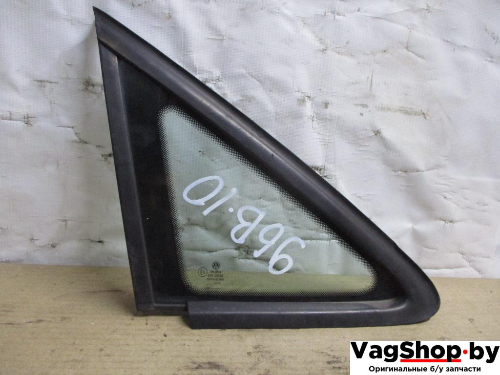 стекло кузовное боковое правое Volkswagen Touran 1 поколение 2005, 2.0 л., TDi, AZV, дизель, МКПП, черный, минивэн, передний привод - фото №1