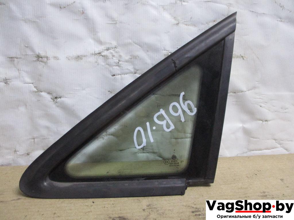 стекло кузовное боковое левое Volkswagen Touran 1 поколение 2005, 2.0 л., TDi, AZV, дизель, МКПП, черный, минивэн, передний привод - фото №1