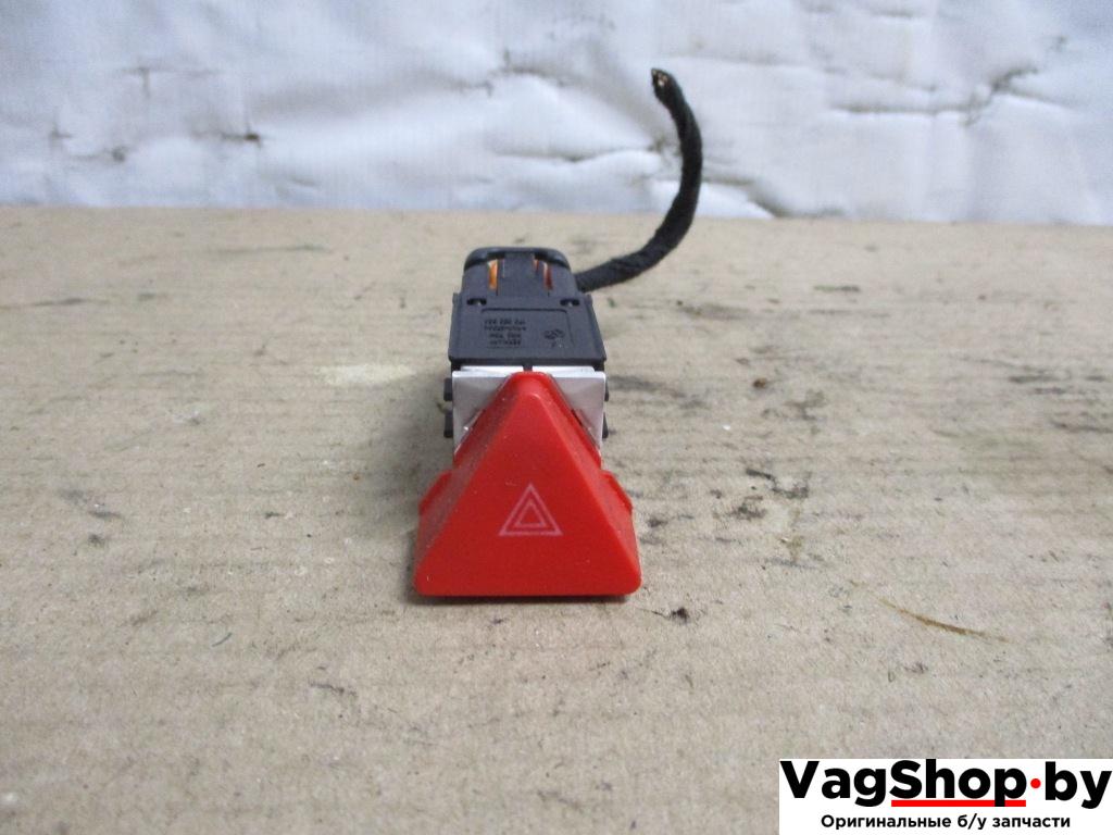 кнопка аварийной сигнализации Volkswagen Touran 1 поколение 2005, 2.0 л., TDi, AZV, дизель, МКПП, черный, минивэн, передний привод, 1T0953509 - фото №1