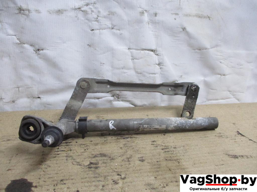 механизм стеклоочистителя (трапеция дворников) Volkswagen Touran 1 поколение 2005, 2.0 л., TDi, AZV, дизель, МКПП, черный, минивэн, передний привод, 1T0955024E - фото №1