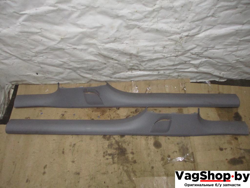 накладка на порог Volkswagen Golf Plus 1 поколение 2005, 1.9 л., TDi, BKC, дизель, МКПП, серый, хетчбэк 5 дв., передний привод, 5M0853371, 5M0853372 - фото №1