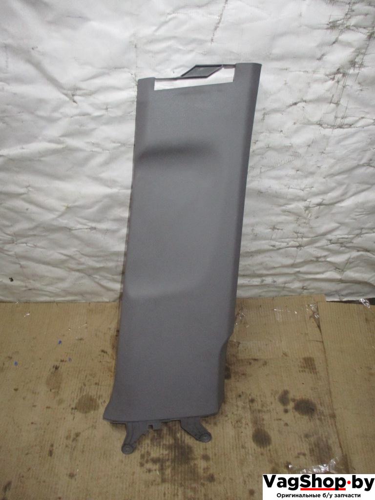 обшивка стойки центральной правой Volkswagen Golf Plus 1 поколение 2005, 1.9 л., TDi, BKC, дизель, МКПП, серый, хетчбэк 5 дв., передний привод, 5M0867298G - фото №1