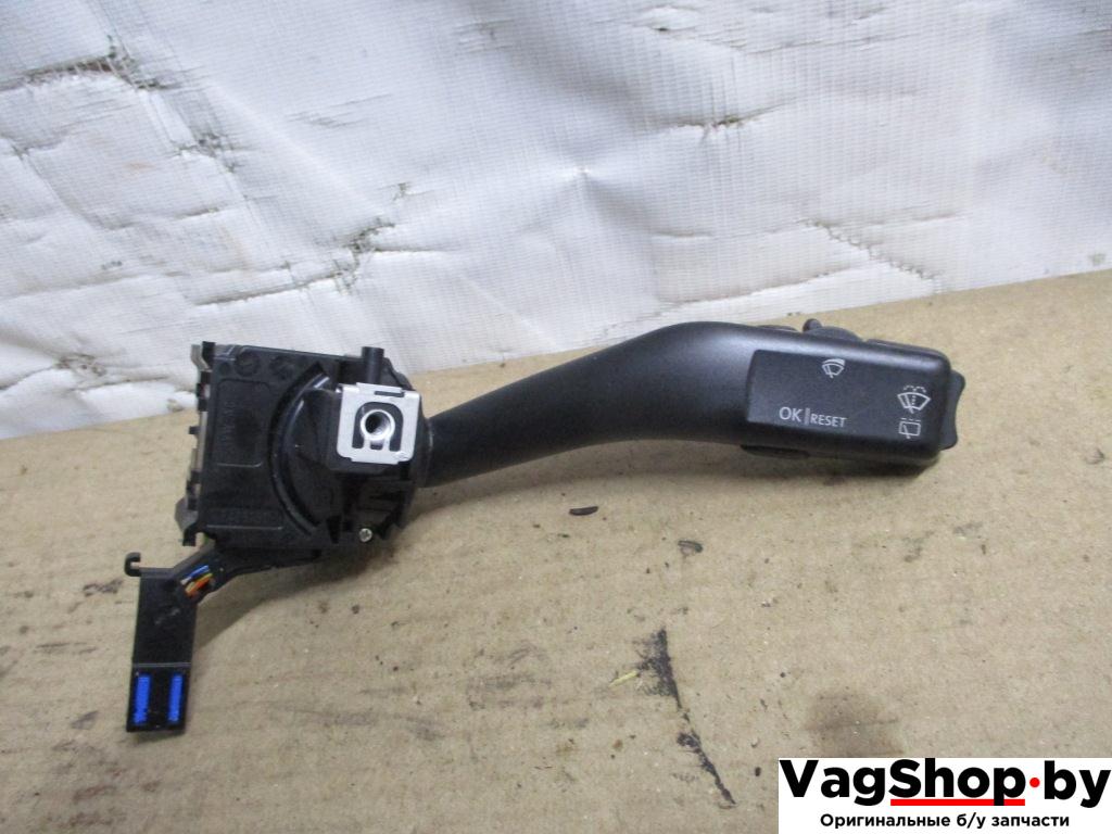 переключатель дворников Volkswagen Golf Plus 1 поколение 2005, 1.9 л., TDi, BKC, дизель, МКПП, серый, хетчбэк 5 дв., передний привод, 1K0953519A - фото №1