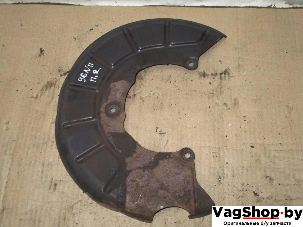 защитный кожух тормозного механизма Volkswagen Golf Plus 1 поколение 2005, 1.9 л., TDi, BKC, дизель, МКПП, серый, хетчбэк 5 дв., передний привод - фото №1