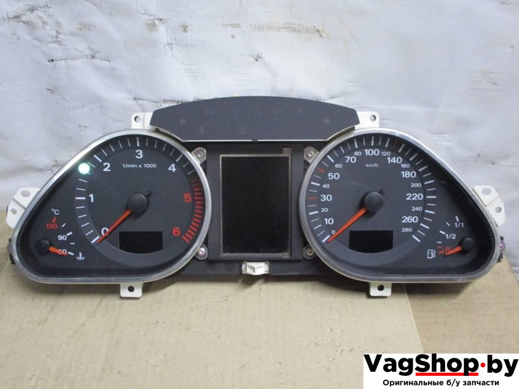 щиток приборов (приборная панель) Audi Q7 4L 2007, 3.0 л., TDi, BUN, дизель, АКПП, черный, внедорожник 5 дв., полный привод, 4F0920930T, 4F0910930C - фото №1