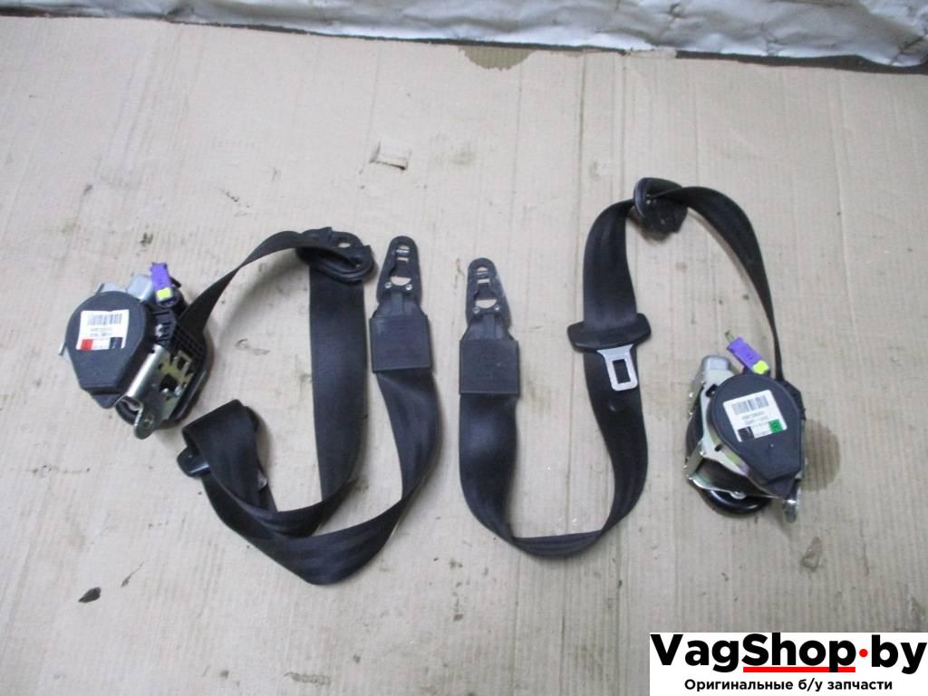 ремень безопасности Audi Q7 4L 2007, 3.0 л., TDi, BUN, дизель, АКПП, черный, внедорожник 5 дв., полный привод, 4L1857705, 4L1857706 - фото №1