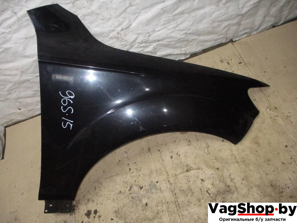 крыло переднее правое Audi Q7 4L 2007, 3.0 л., TDi, BUN, дизель, АКПП, черный, внедорожник 5 дв., полный привод - фото №1