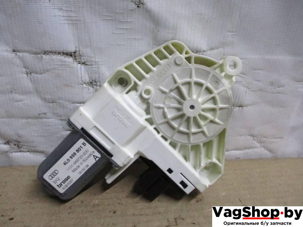 моторчик стеклоподъемника передний левый Audi Q7 4L 2007, 3.0 л., TDi, BUN, дизель, АКПП, черный, внедорожник 5 дв., полный привод, 4L0959801B - фото №1