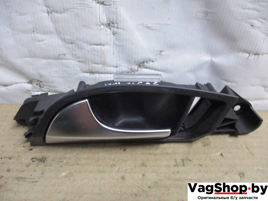 ручка внутренняя передняя левая Audi Q7 4L 2007, 3.0 л., TDi, BUN, дизель, АКПП, черный, внедорожник 5 дв., полный привод, 4L0837019 - фото №1