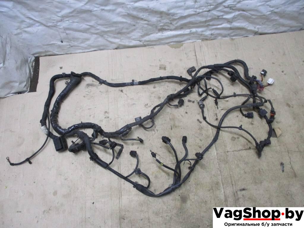 проводка двигателя Audi Q7 4L 2007, 3.0 л., TDi, BUN, дизель, АКПП, черный, внедорожник 5 дв., полный привод - фото №1