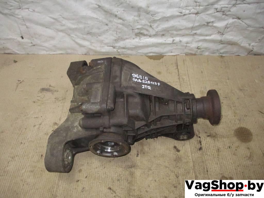 редуктор заднего моста Audi Q7 4L 2007, 3.0 л., TDi, BUN, дизель, АКПП, черный, внедорожник 5 дв., полный привод, 0AB525017F, JTQ - фото №1