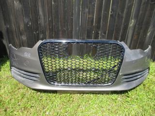 бампер передний Audi A6 4G/C7 2013, 3.0 л., TDi, CLA, дизель, АКПП, серый, универсал, полный привод