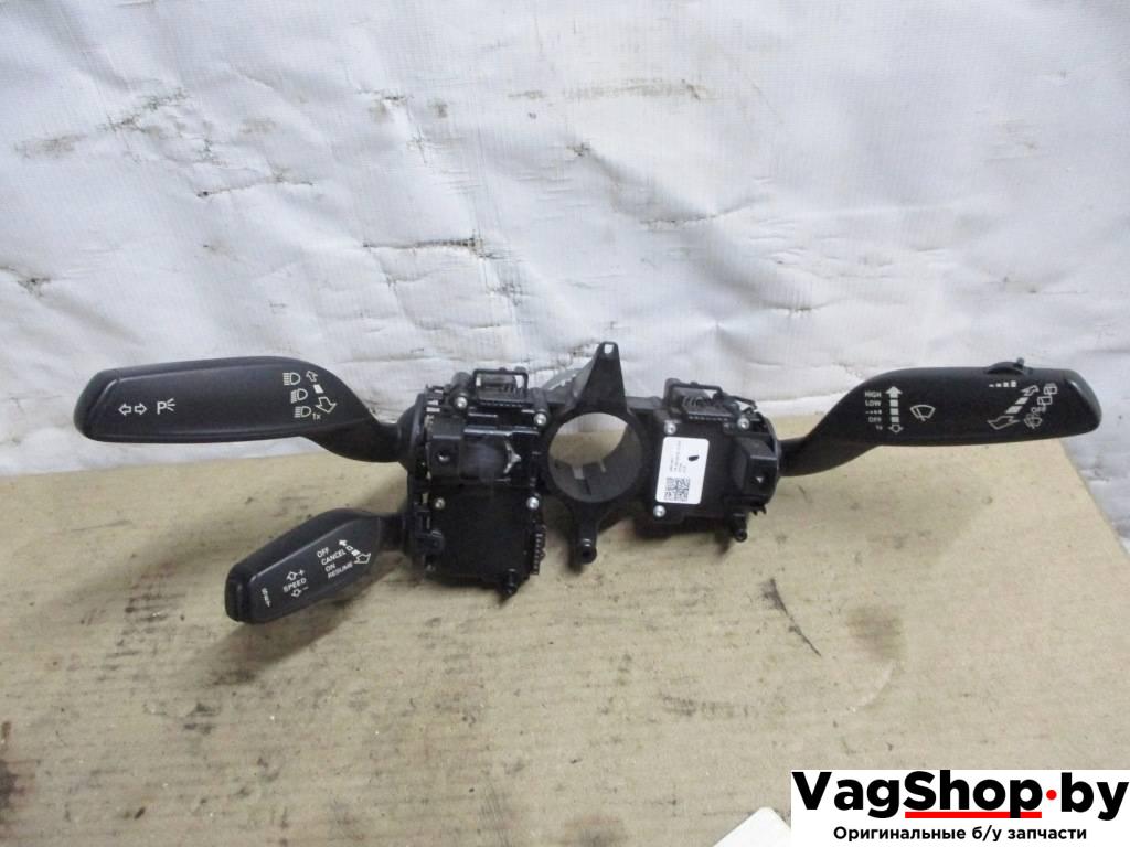 переключатель подрулевой (стрекоза) Audi A6 4G/C7 2013, 3.0 л., TDi, CLA, дизель, АКПП, серый, универсал, полный привод, 4G0953502D - фото №1