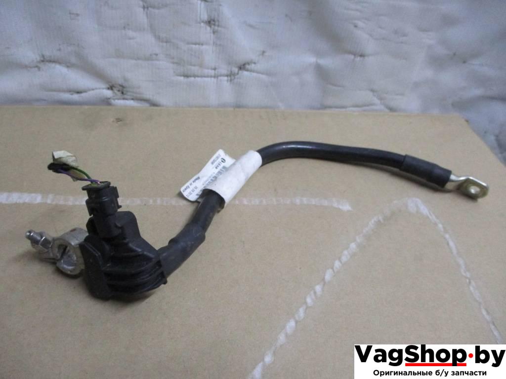 клемма аккумулятора минус Audi A6 4G/C7 2013, 3.0 л., TDi, CLA, дизель, АКПП, серый, универсал, полный привод, 8X0915181 - фото №1