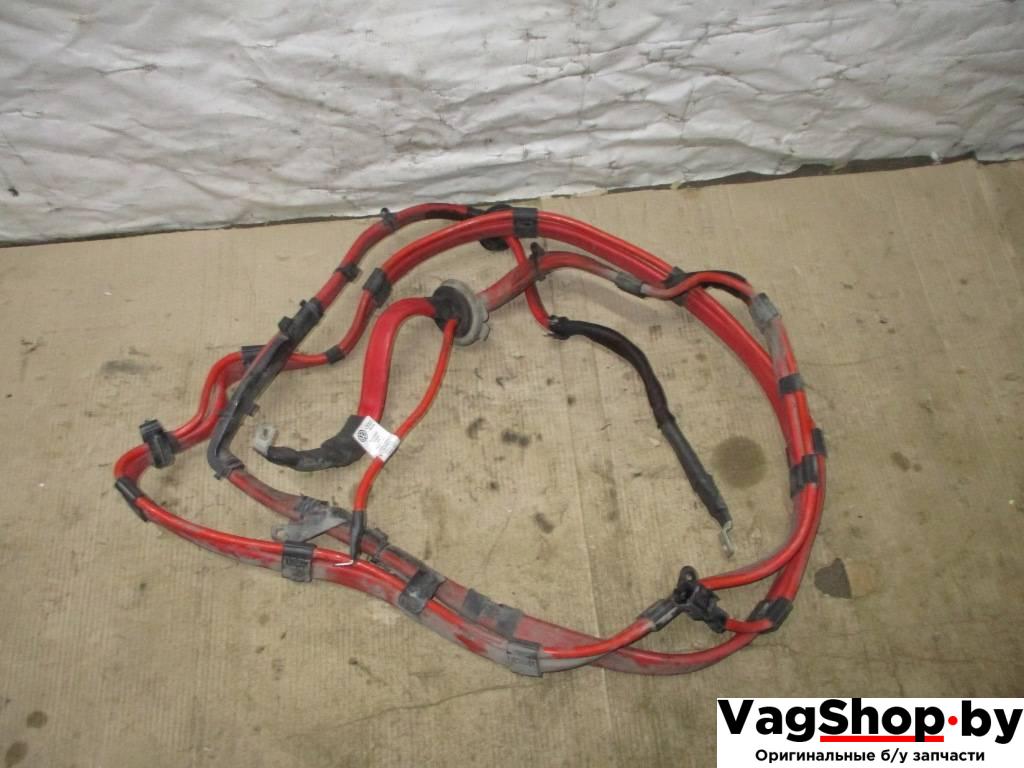 плюсовой провод аккумулятора Audi A6 4G/C7 2013, 3.0 л., TDi, CLA, дизель, АКПП, серый, универсал, полный привод, 4G0971225H - фото №1