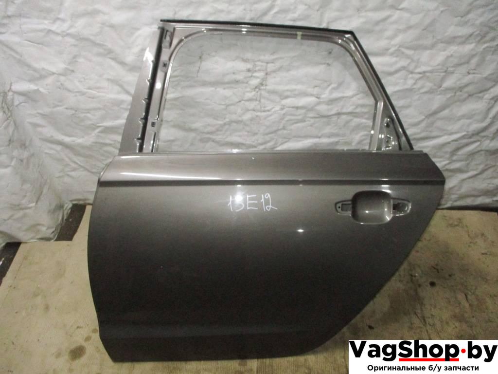 дверь задняя левая Audi A6 4G/C7 2013, 3.0 л., TDi, CLA, дизель, АКПП, серый, универсал, полный привод - фото №1