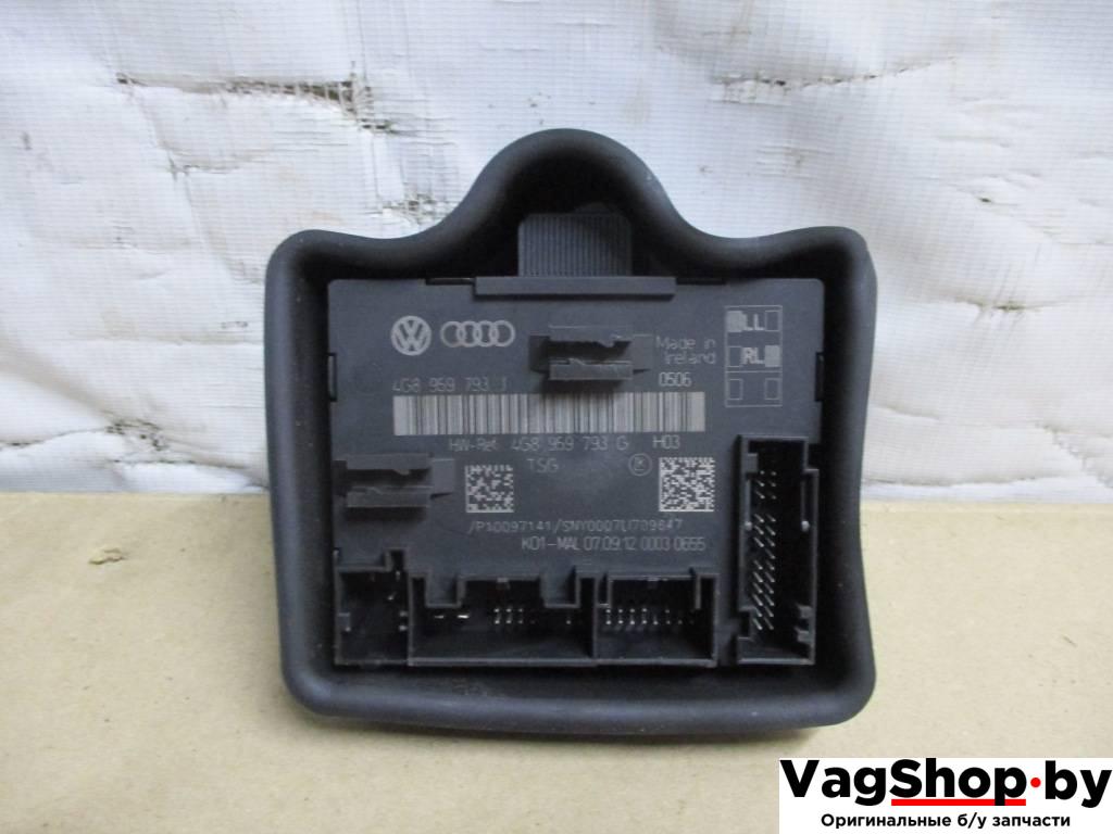 модуль управления двери Audi A6 4G/C7 2013, 3.0 л., TDi, CLA, дизель, АКПП, серый, универсал, полный привод, 4G8959793J, 4G8959793G - фото №1