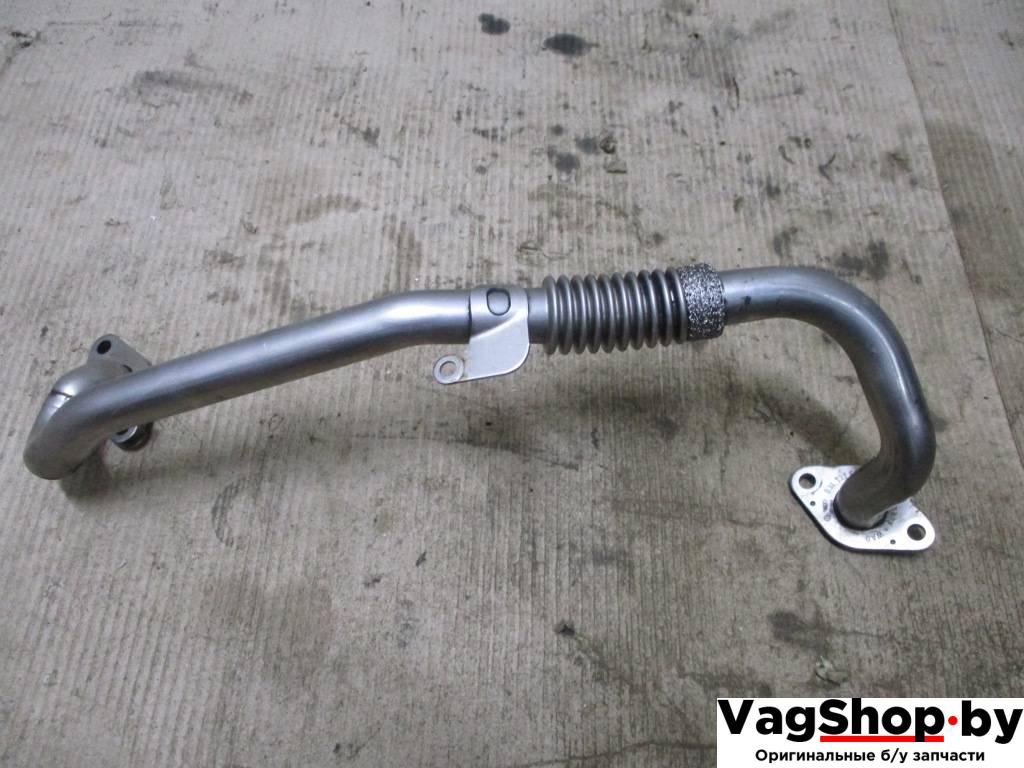 трубка системы рециркуляции EGR Volkswagen Passat B6 2009, 2.0 л., TDi, CBA, дизель, АКПП, черный, универсал, передний привод, 03L131521 - фото №1