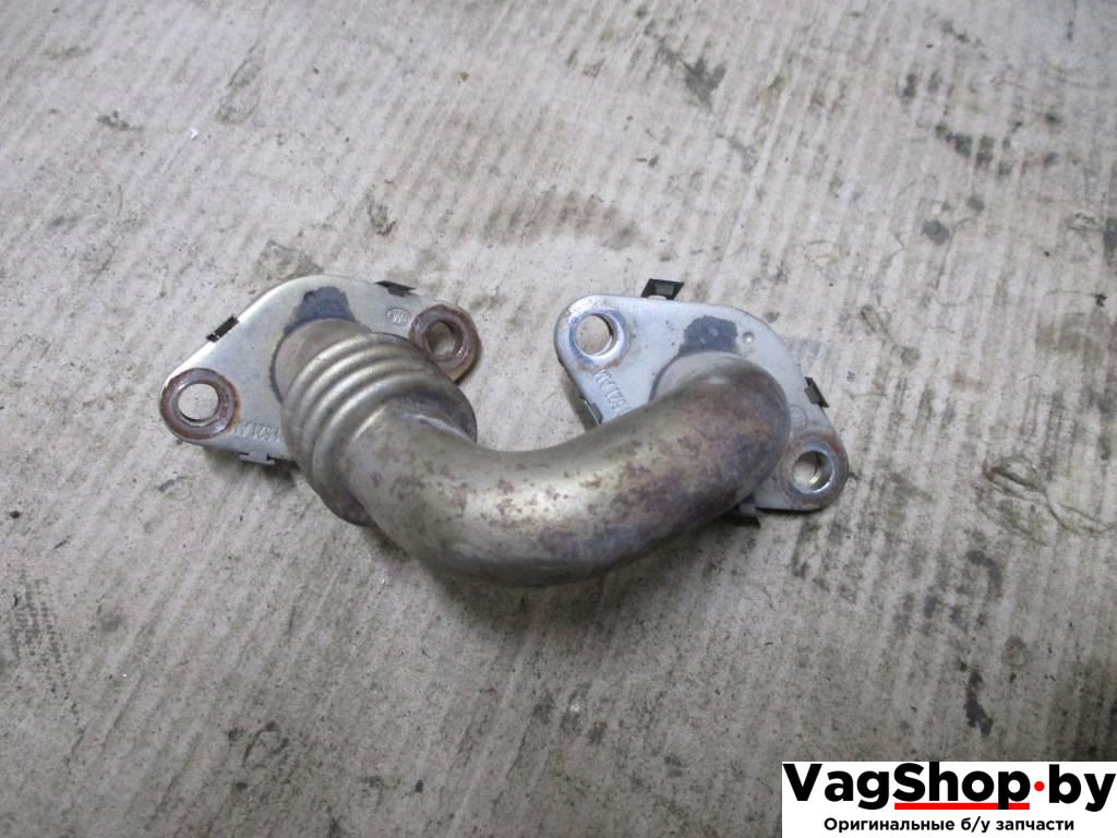 трубка системы рециркуляции EGR Volkswagen Passat B6 2009, 2.0 л., TDi, CBA, дизель, АКПП, черный, универсал, передний привод, 03L131521AM - фото №1