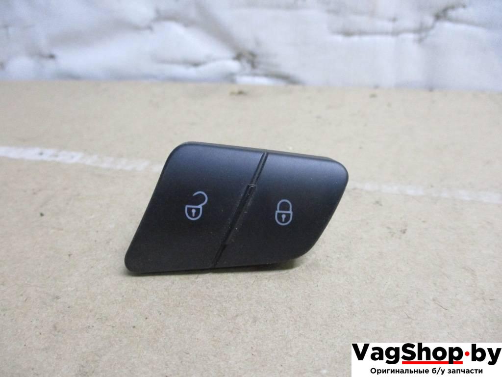 кнопка центрального замка Volkswagen Passat B6 2009, 2.0 л., TDi, CBA, дизель, АКПП, черный, универсал, передний привод, 3C0962125B - фото №1